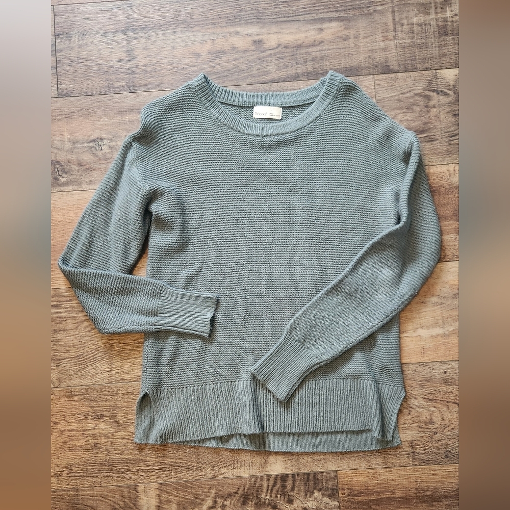 BE COOL Women's Ribbed Gray Sweater